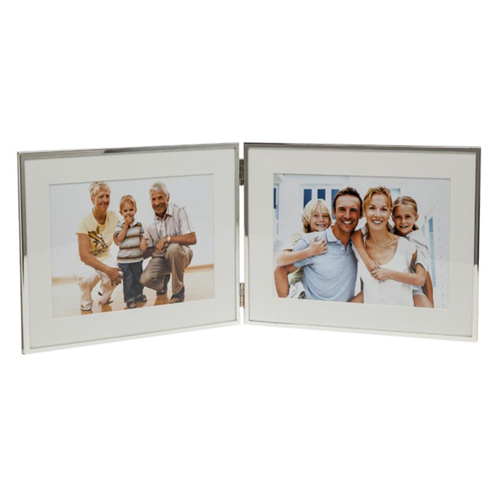 Hampton Frames Mayfair Double Silver Frame
